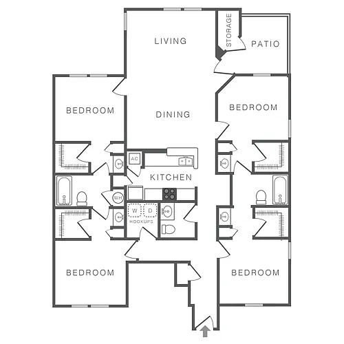 Floor plan D1
