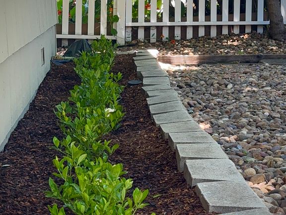 The property greets visitors with the scent of freshly planted gardenias.