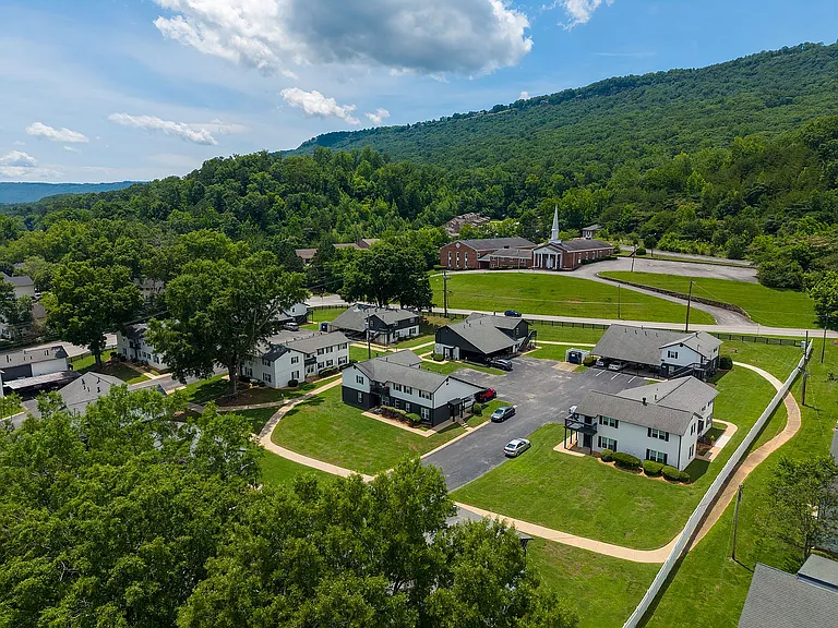 Aerial view of the community