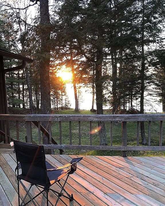Sunset from the deck