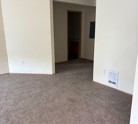 Front door to living room