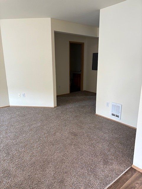 Front door to living room