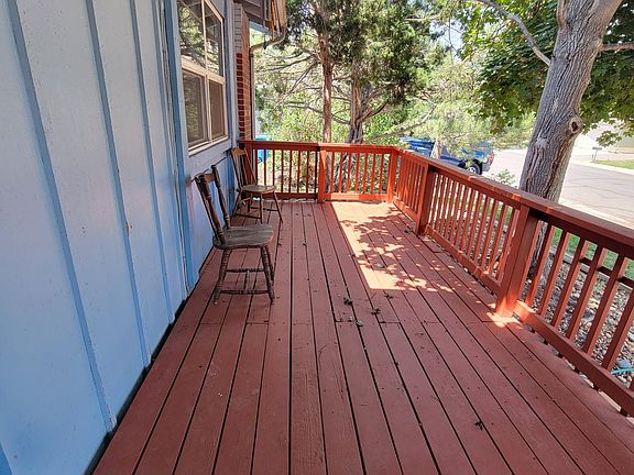 Front patio, newly painted