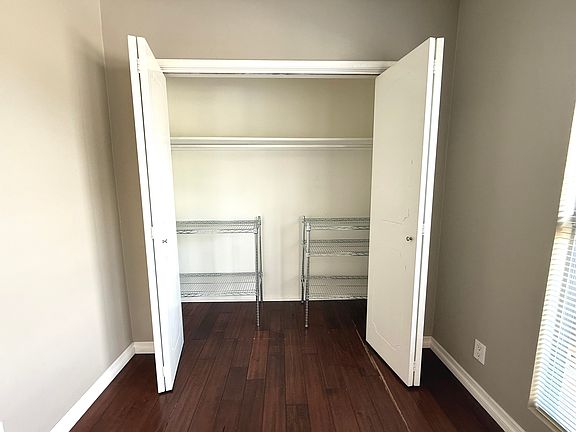 Includes shelves for storage