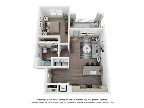 Floor plan The Loft Plus (A2A)