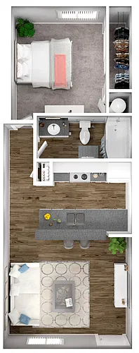 Floor plan 1X1
