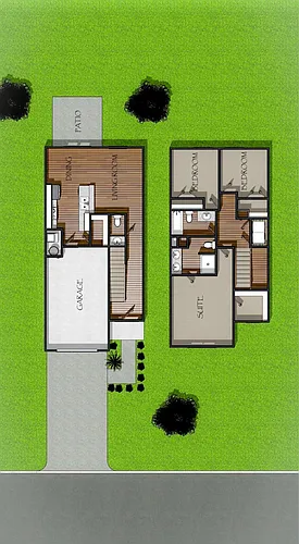 Floor plan One Car