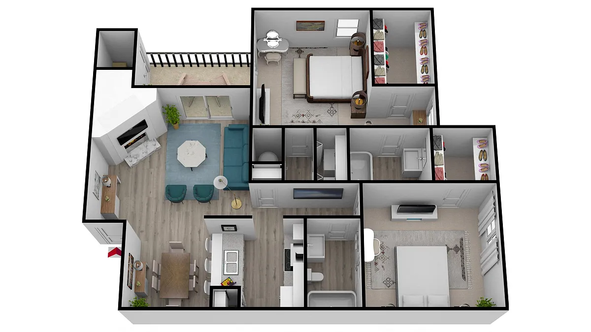 Floor plan B2