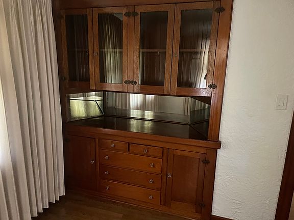 Beautiful Magony built in hutch .