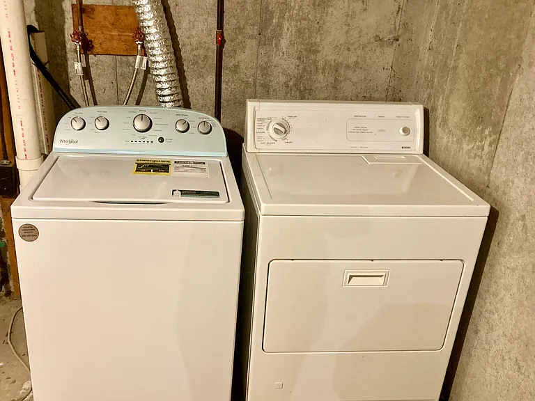 washer and dryer