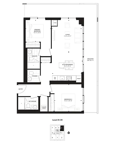 Floor plan Halo V
