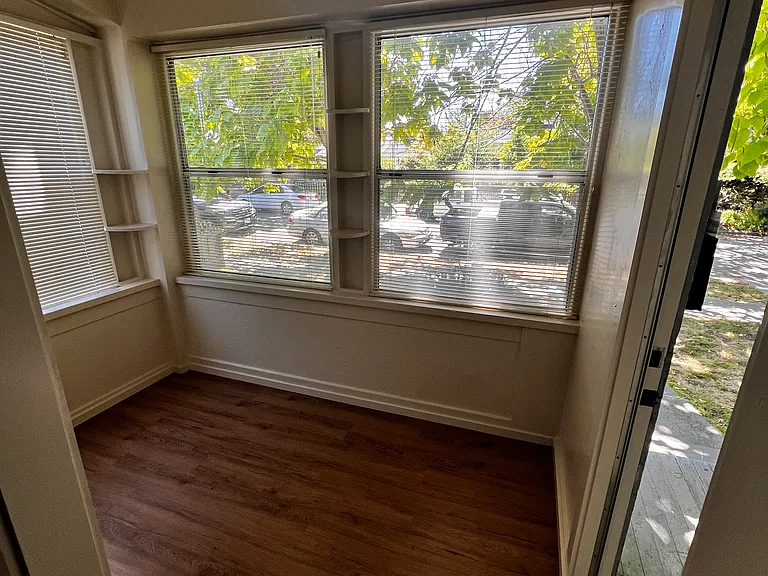 Sun room overlooking Catalpa Street ... very beautiful and serene alcove