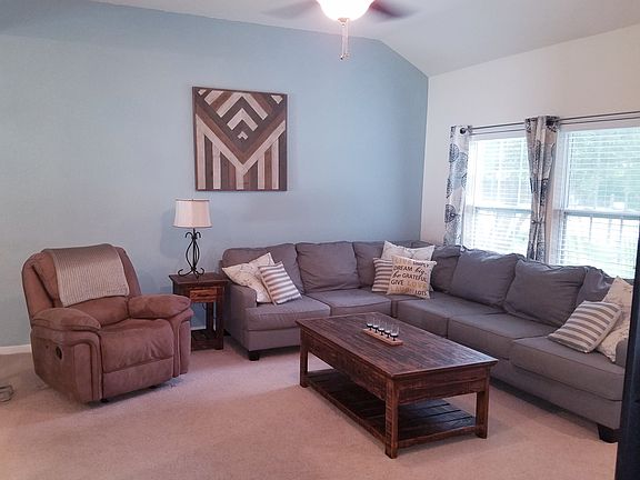 spacious open living room