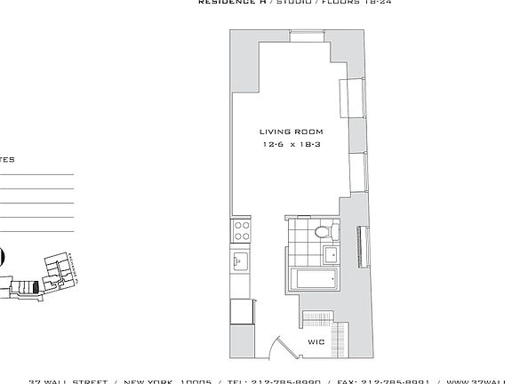 2nd image of 37 Wall St APT 22H