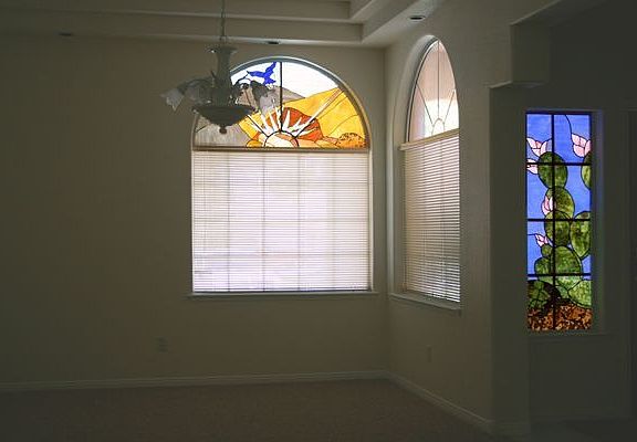 Glass Srained Windows in Dining - Foyer
