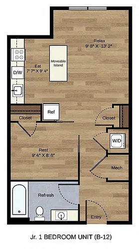 Floor plan B-12