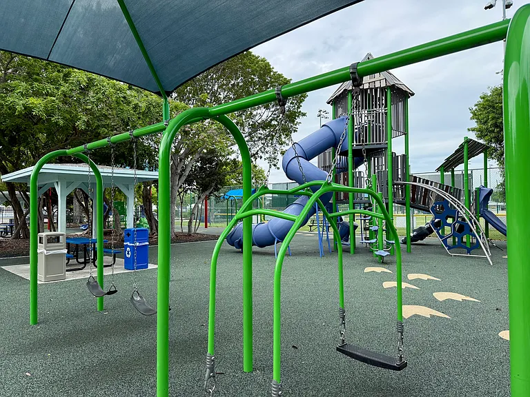 public playground down the street