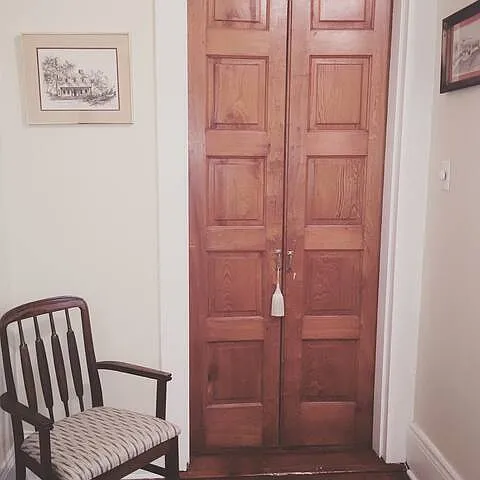 Door in bedroom