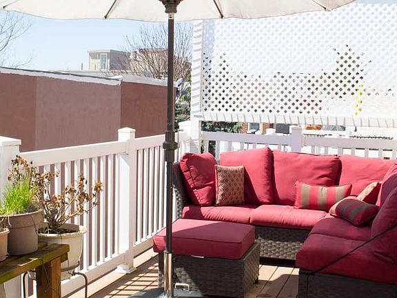 Relax on the large deck