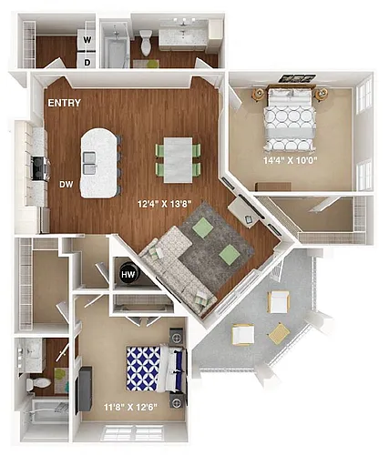 Floor plan B2D