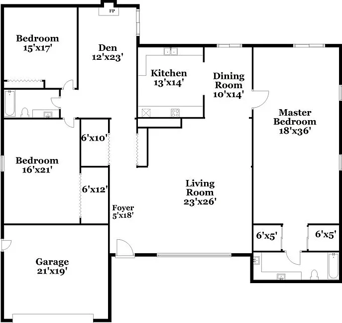 3 bed, 2.0 bath, 1893 sqft, $3,420 — Photo 2