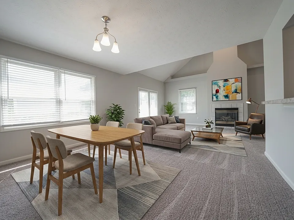 70 A Rough Way: Dining/Living 
Patio is off of the living room