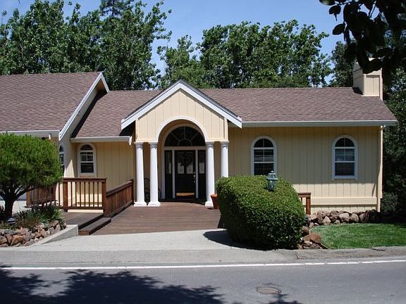 Front view of main entry