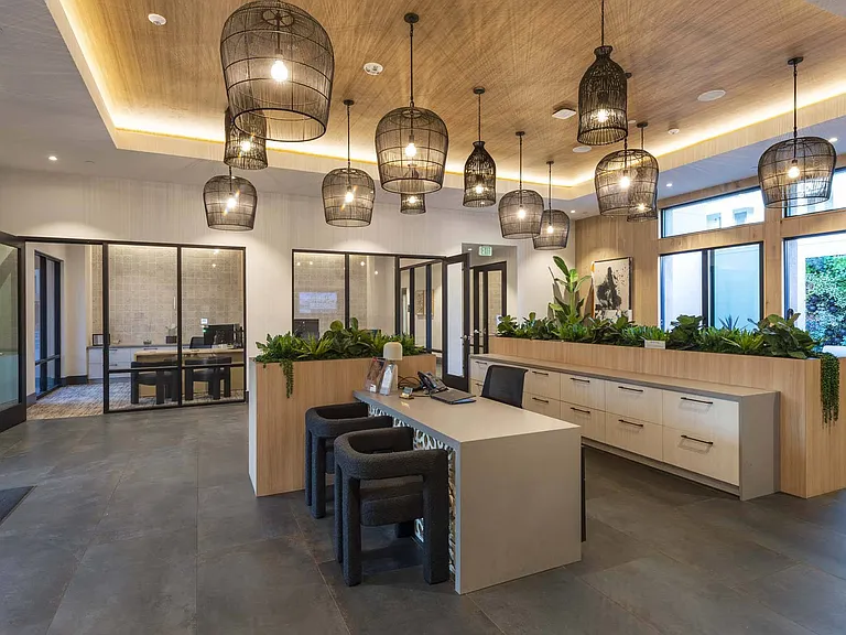 Step into elegance at our beautiful leasing office, where comfort and convenience meet.