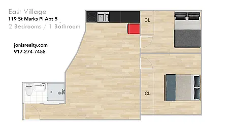 Rented by Jonis Realty