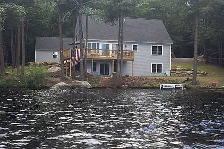 House view from the lake