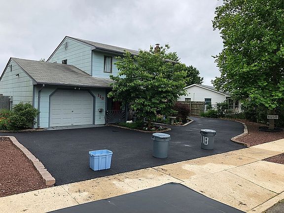Newly paved driveway 