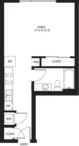 Floor plan Studio S1