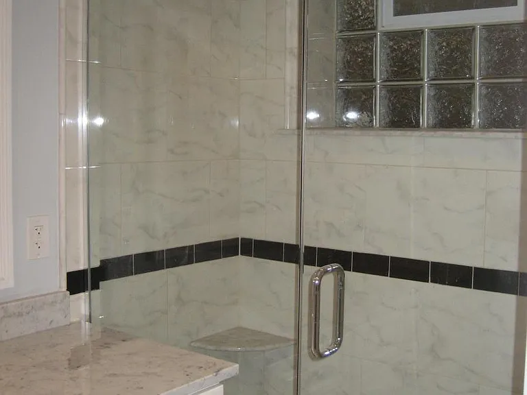 Master shower