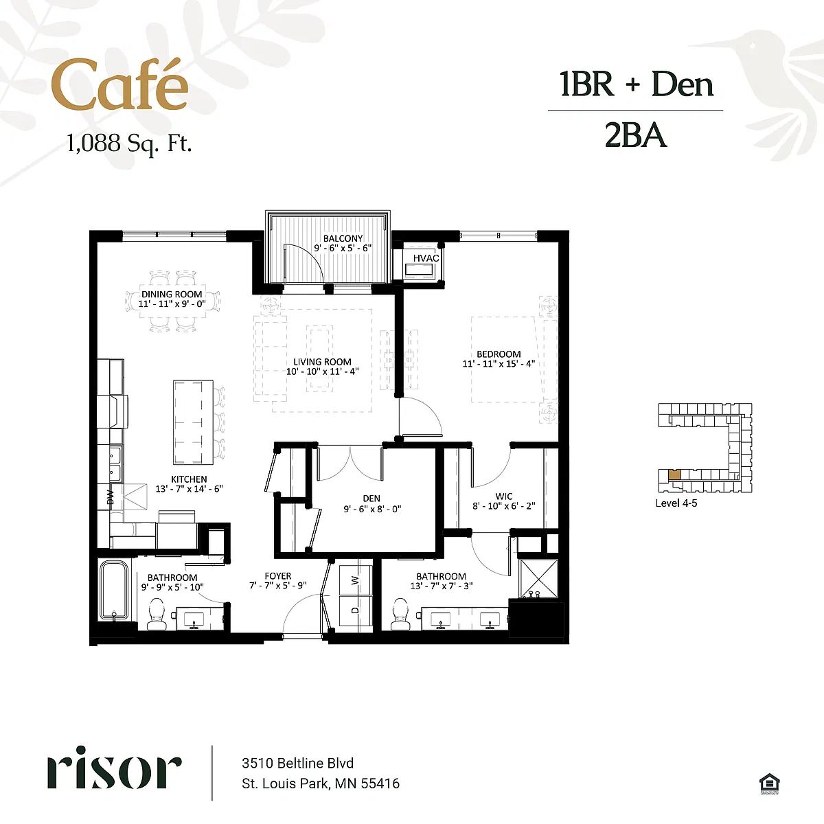 Floor plan Cafe