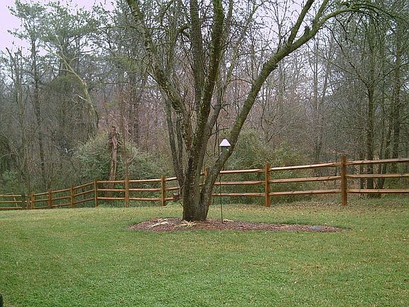 the right side as you pull in drive way