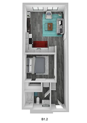 Floor plan Studio S17