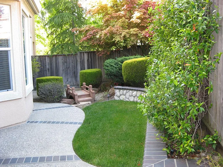 Side yard garden