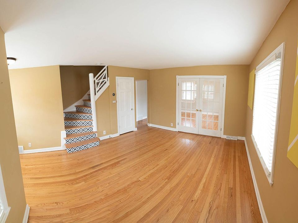Quality finishes throughout. Gleaming freshly refinished hardwood floors, french doors to den