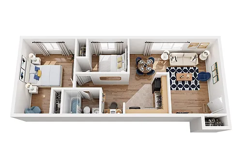 Floor plan 2 Bedroom Executive