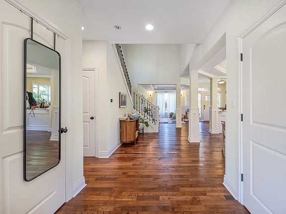 kitchen leading to living room and upstairs
