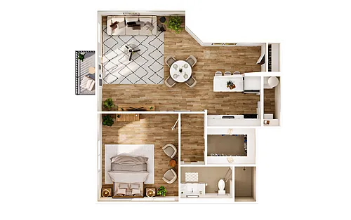 Floor plan LA4R