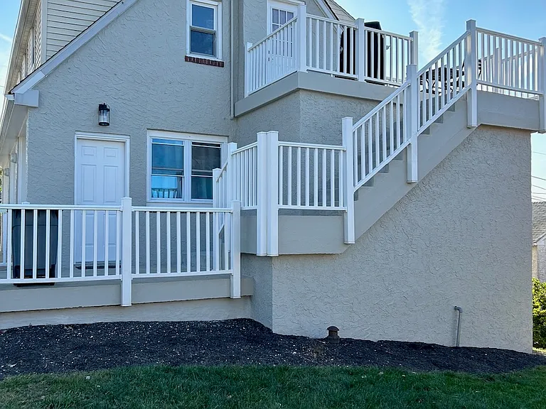 Upper Patio Loft Entrance and Lower Garage/Laundry Door