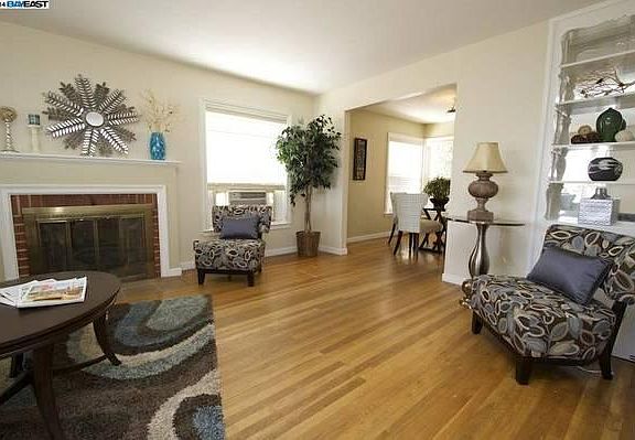 living with gas fire place