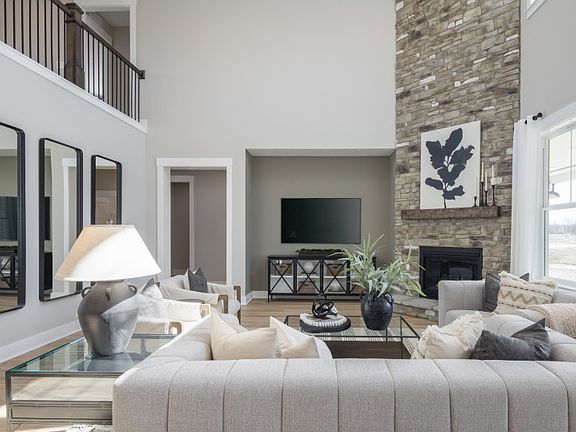 Spacious Two-Story Gathering Room w Fireplace