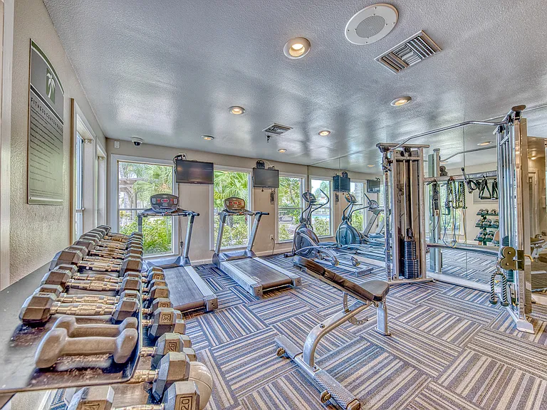 24-hour fitness center