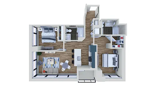 Floor plan B1a