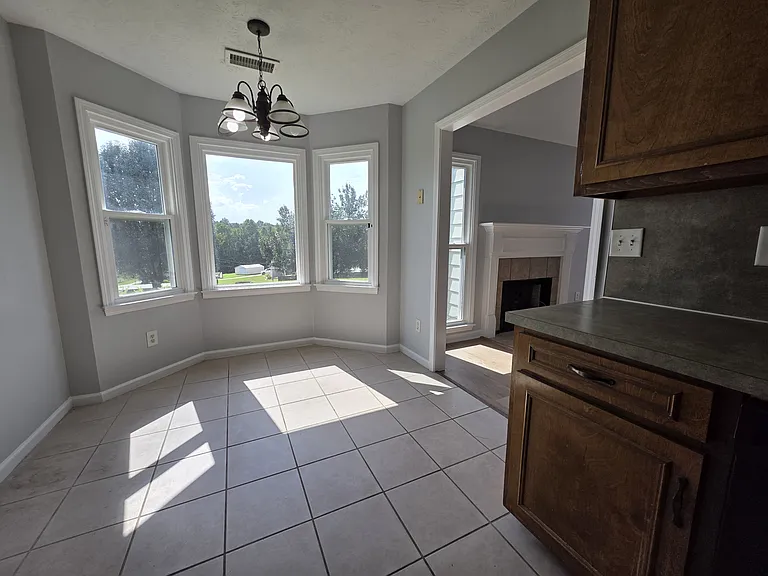Window bay by the kitchen.