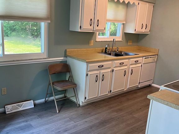 Into the kitchen from dining area