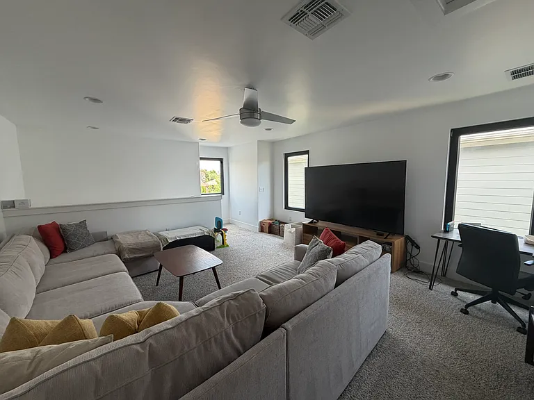 Second floor living/game room
