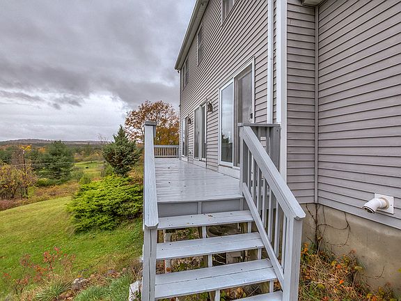 large freshly painted deck